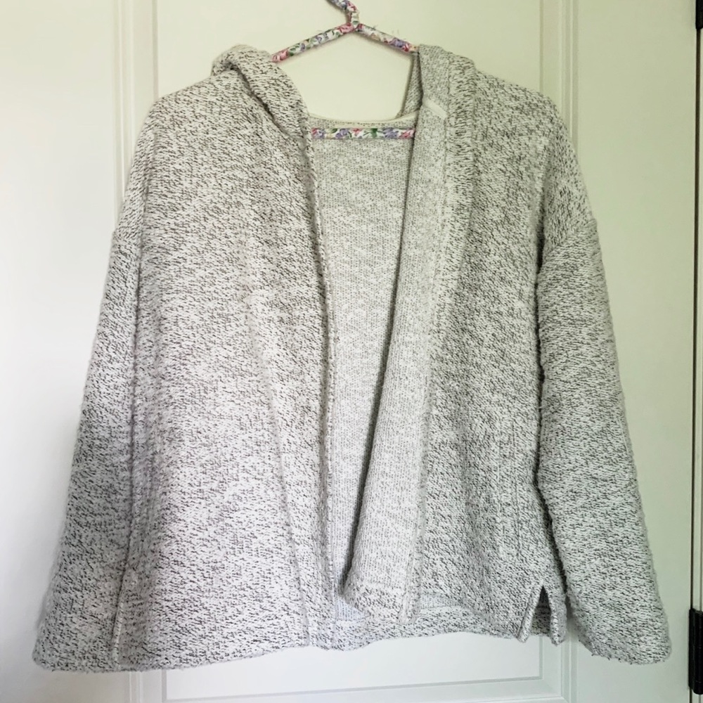 Madewell Hooded Heather Cardigan